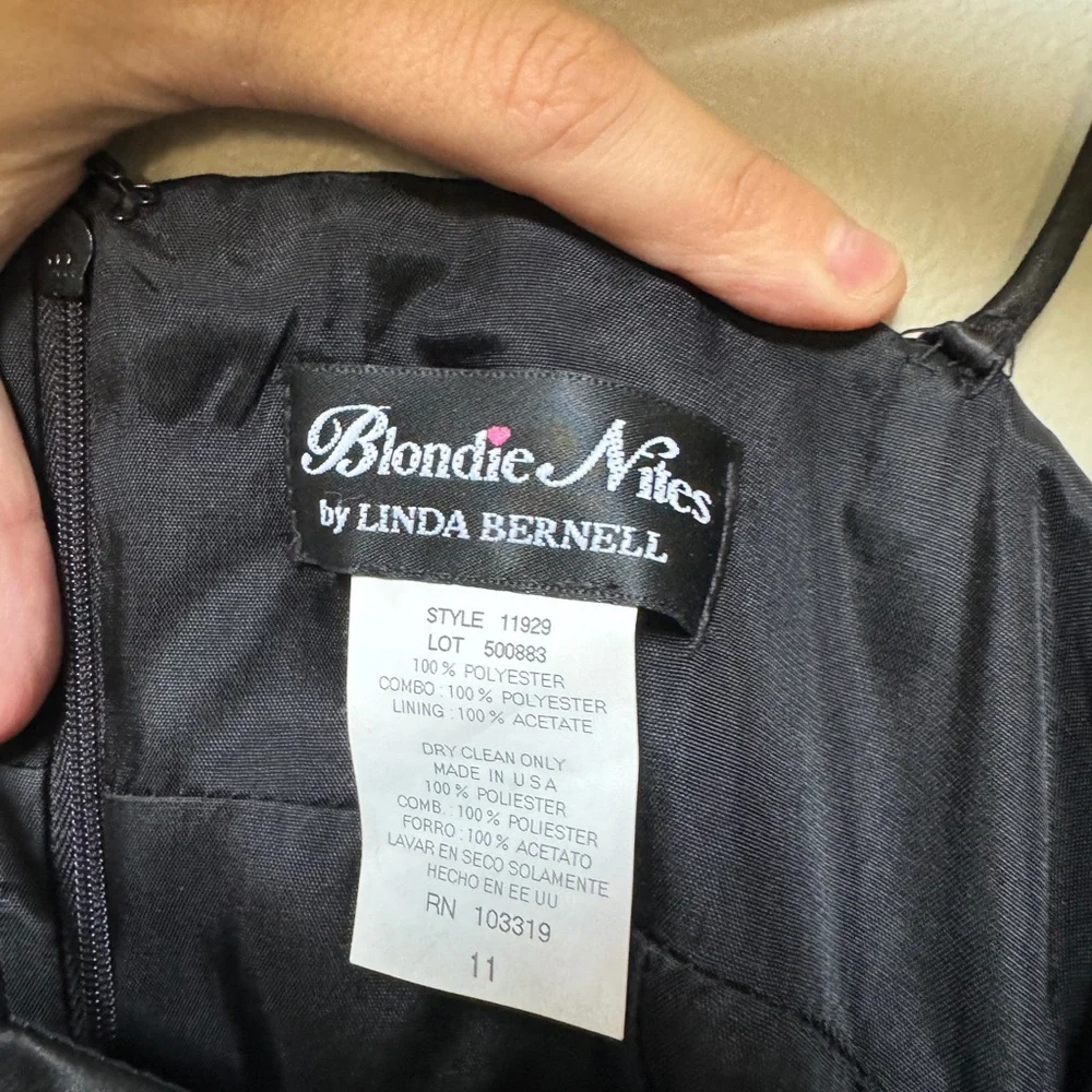Blondie Nites | Juniors Black Prom Dress | Size 11 - Picture 7 of 7